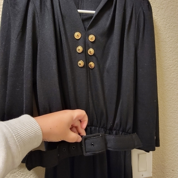 Vintage California looks dress with belt made in the USA - Picture 2 of 5